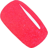 гель-лак Jannet цвет 99 neon red pink GLITTER флуоресцентный