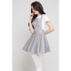 Gray apron