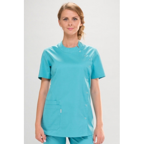 Medical womens blouse Turquoise