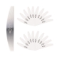 Nail file for metal crescent Base + removable files 100/180 grit 20 pcs