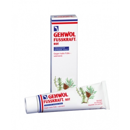 Rasvane kreem kuivale nahale 125 ml Gehwol Fusskraft Red for dry rough skin