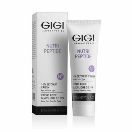 Niisutav öökreem GIGI Nutri-Peptide 10% Glycolic Cream 50ml