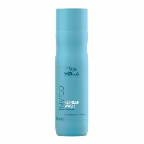 Освежающий шампунь с ментолом WELLA INVIGO AQUA REFRESH WASH REVITALIZING SHAMPOO 250 ml