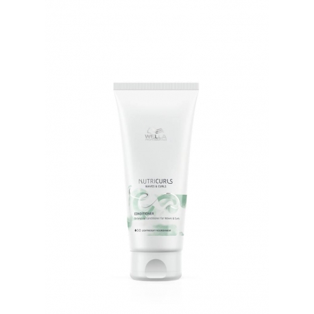 Juukseid lahti harutav ja niisutav palsam lainelistele ja lokkis juustele WELLA NUTRICURLS Detangling Conditioner