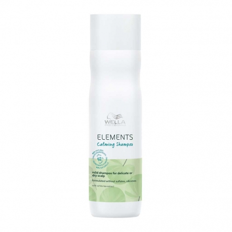 УСПОКАИВАЮЩИЙ ШАМПУНЬ БЕЗ СУЛЬФАТОВ И ПАРАБЕНОВ WELLA ELEMENTS CALMING SHAMPOO