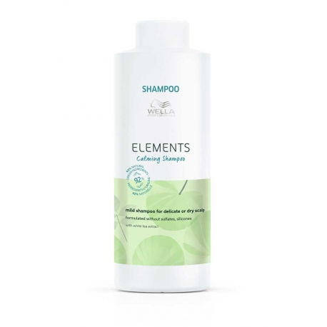 PARABEENI JA SULFAADIVABA RAHUSTAV ŠAMPOON WELLA ELEMENTS CALMING SHAMPOO