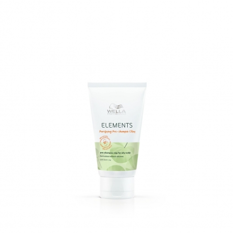 PARABEENI JA SULFAADIVABA PESEMISEELNE SAVI RASUSELE PEANAHALE WELLA ELEMENTS PURIFYING PRE-SHAMPOO CLAY