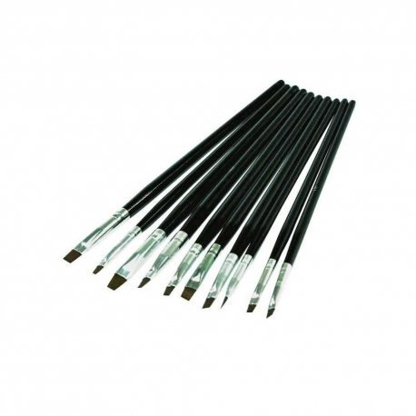 Geelipintslite komplekt 10 tükki mustad
