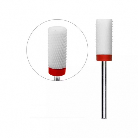 Ceramic nail drill bit red