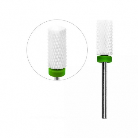 Ceramic nail drill bit green