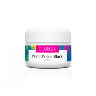 CLARESA PAINT GEL BLACK 5 ml цветная гель-краска, цвет черный