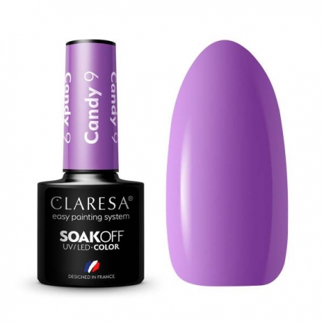 CLARESA hübriidlakk CANDY 9, 5g