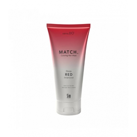 Тонирующая маска темно-красного оттенка SIM SENSITIVE SENSIDO MATCH DEEP RED (INTENSIVE)