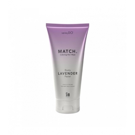 Тонирующая маска пастельно-фиолетового оттенка SIM SENSITIVE SENSIDO MATCH DUSTY LAVENDER (PASTEL)
