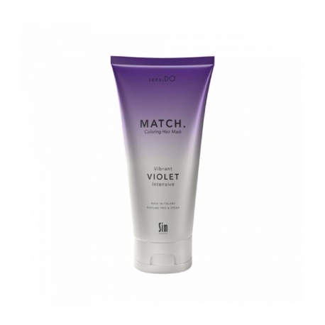 Тонирующая маска яркого фиолетового оттенка SIM SENSITIVE SENSIDO MATCH VIBRANT VIOLET (INTENSIVE)