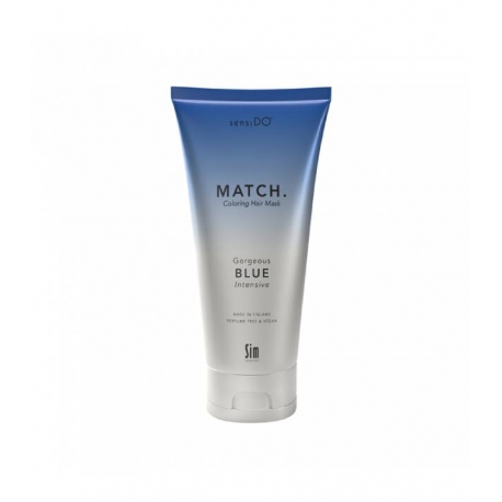Tooniv juuksemask sinise tooni SIM SENSITIVE SENSIDO MATCH GORGEOUS BLUE (INTENSIVE)