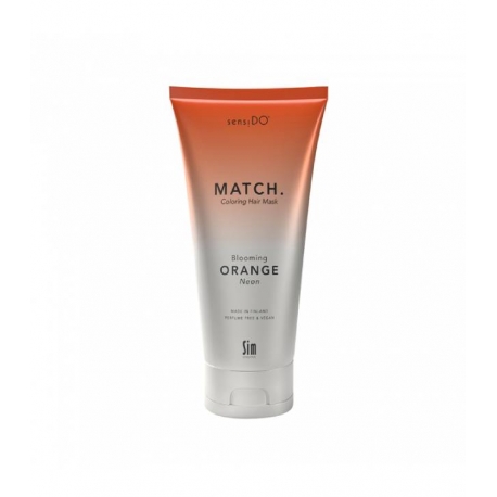 Тонирующая маска яркого неоново-оранжевого оттенка SIM SENSITIVE SENSIDO MATCH BLOOMING ORANGE (NEON)