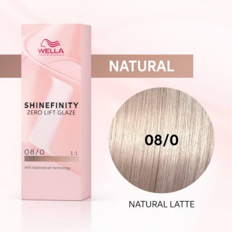 WELLA SHINEFINITY 08/0 Natural Latte (натуральный латте)