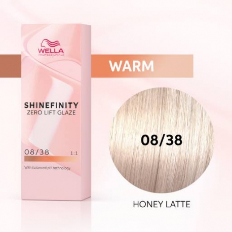 WELLA SHINEFINITY 08/38 Honey Latte