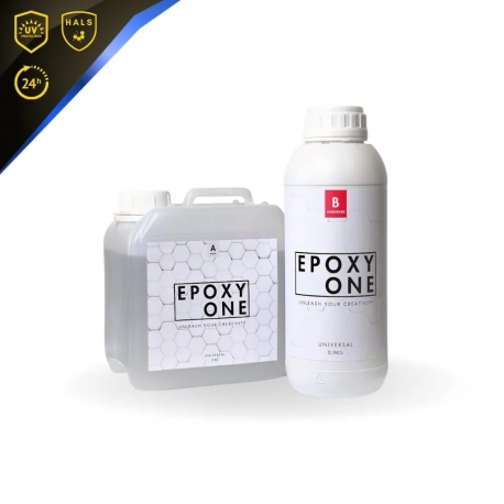 Эпоксидная смола EPOXY ONE UNIVERSAL 2,9KG (комплект 2kg смолы + 900g отвердителя)