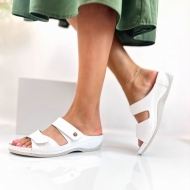 Ortopeedilised jalatsid naistele valged FC06 GEL+Memory Foam