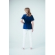 Medical blouse dakr blue