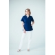 Medical blouse dakr blue