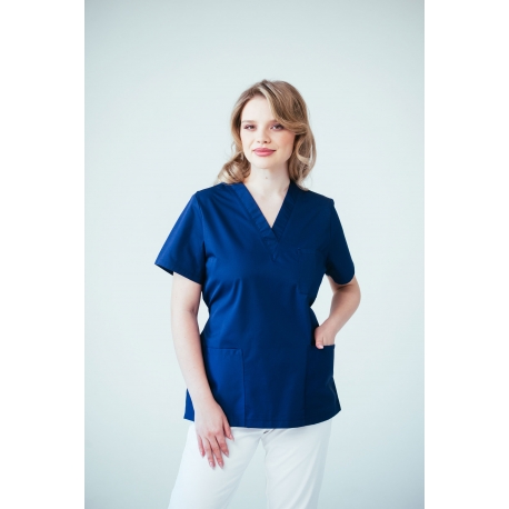 Medical blouse dakr blue