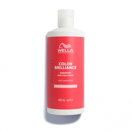 Värvikaitsev šampoon õhukestele / normaalsele juustele - WELLA INVIGO BRILLIANCE COLOR PROTECTION SHAMPOO FINE/NORMAL 500 ML