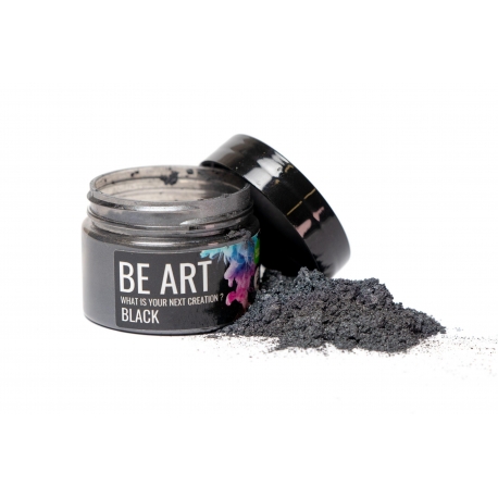 Pulberpigment metallik pärlmutter Black 15g