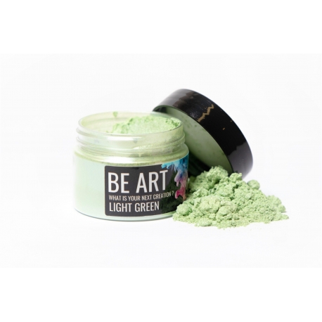 Порошковый пигмент перламутровый металлик Light Green 15g