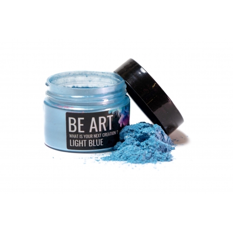 Pulberpigment metallik pärlmutter Light Blue 15g