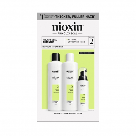 Nioxin Süsteem 2 Komplekt 150 ml x 150 ml x 40 ml