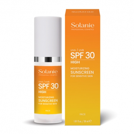Solanie Moisturizing Sunscreen for sensitive skin — face 30ml
